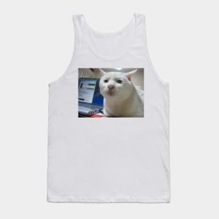 Serious Cat Meme Tank Top